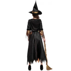 Spider Net Printed Witch Cosplay Costume Halloween/Stage Performance/Party -Procosplayshop 8206463440 1734513592