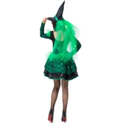 Lace Green Pouf Dress Witch Costume Halloween/Stage Performance/Party 10 Lace Green Pouf Dress Witch Costume Halloween/Stage Performance/Party -Procosplayshop 9191882848 1734513592