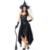 Black Tube Spider Web Witch Dark Queen Costume Halloween/Stage Performance/Party -Procosplayshop 9234010973 1734513592