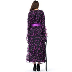 Purple Star Moon Magic Witch Costume Halloween/Stage Performance/Party 10 Purple Star Moon Magic Witch Costume Halloween/Stage Performance/Party -Procosplayshop 9245357710 1734513592