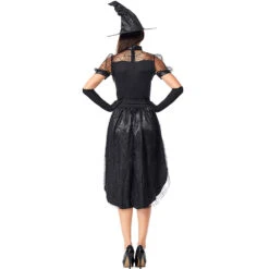 Black Sexy Lace Swallowtail Dress Witch Costume Halloween/Stage Performance/Party -Procosplayshop 9411578725 1734513592