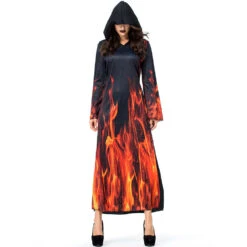 New Hell Flame Demon Witch Costume Halloween/Stage Performance/Party -Procosplayshop 9509065233 1734513592