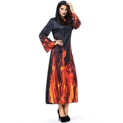 New Hell Flame Demon Witch Costume Halloween/Stage Performance/Party -Procosplayshop 9530921947 1734513592