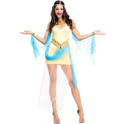 Adult Women Egyptian Pharaoh's Queen & Princess Dress Costume For Halloween/Stage Performance/Party -Procosplayshop Adult Women Egyptian Pharaoh s Queen Princess Dress Costume 3