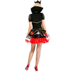 Adult Women Leg Aevenue Poker Queen Of Hearts Costume For Halloween/Stage Performance/Party -Procosplayshop Adult Women Leg Aevenue Poker Queen of Hearts Costume For HalloweenStage PerformanceParty 4