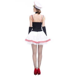 Tube Top Sexy Navy Sailor Costume -Procosplayshop Adult Women Tube Top Sexy Navy Sailor Costume 1