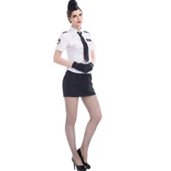 White Navy Sailor Uniform Costume -Procosplayshop Adult Women White Navy Sailor Uniform Costume 4