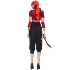 Adult Womens Deckhand Darling One-eyed Pirate Costume Halloween/Stage Performance/Party -Procosplayshop Adult Womens Deckhand Darling One eyed Pirate Costume 3