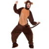 Halloween Christmas Monkey Cosplay Costume Kigurumi Halloween Cosplay Onesis Jumpsuit -Procosplayshop Adults Monkey Animal Cosplay Costume Halloween Cosplay Onesis Women 1