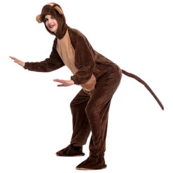 Halloween Christmas Monkey Cosplay Costume Kigurumi Halloween Cosplay Onesis Jumpsuit -Procosplayshop Adults Monkey Animal Cosplay Costume Halloween Cosplay Onesis Women 4