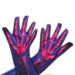 Adults Women Rainbow Skeleton Jumpsuit Halloween Cosplay Costume -Procosplayshop Adults Women Rainbow Skeleton Jumpsuit Halloween Cosplay Costume 1