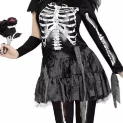 Adults Women Skeleton Bride Halloween Cosplay Costume Dress -Procosplayshop Adults Women Skeleton Bride Halloween Cosplay Costume Dress 2