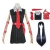 Anime Akame Ga Kill! Akame Cosplay Costume With Wigs Full Set Halloween Costume 2 Anime Akame Ga Kill! Akame Cosplay Costume With Wigs Full Set Halloween Costume -Procosplayshop AnimeAkamegaKill AkameCosplayCostumeDressHalloweenCostumeOutfitset 6