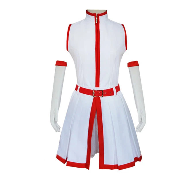 Anime Akame Ga Kill! Akame Cosplay Costume White Dress With Wigs Full Set Halloween Costume 5 Anime Akame Ga Kill! Akame Cosplay Costume White Dress With Wigs Full Set Halloween Costume - Image 3