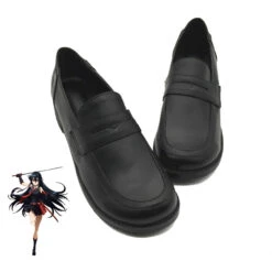 Anime Akame Ga Kill! Akame Costume Shoes Halloween Cosplay Shoes Accessories