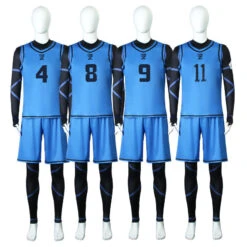 Anime Blue Lock Team Z Jersey Costume Cosplay Outfit