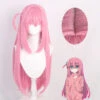 Anime Bocchi The Rock! Hitori Gotoh Cosplay Wigs Pink Long Wigs Halloween Costume Accessories -Procosplayshop AnimeBocchitheRock HitoriGotohCosplayWigsPinkLongWigsHalloweenCostumeAccessories 1