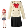 Anime Bocchi The Rock! Ikuyo Kita Costume Dress Uniform Halloween Cosplay Outfit