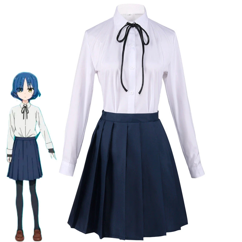 Anime Bocchi The Rock! Ryo Yamada Cosplay Costume Halloween Cosplay Uniform 3 Anime Bocchi The Rock! Ryo Yamada Cosplay Costume Halloween Cosplay Uniform