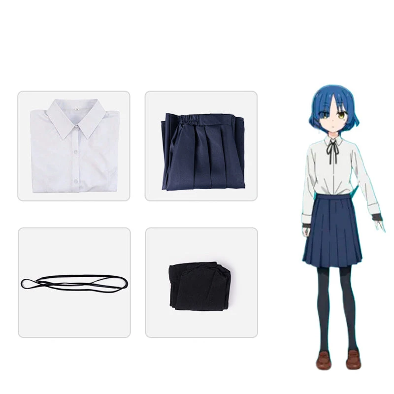 Anime Bocchi The Rock! Ryo Yamada Cosplay Costume Halloween Cosplay Uniform 6 Anime Bocchi The Rock! Ryo Yamada Cosplay Costume Halloween Cosplay Uniform - Image 4