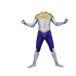 Anime Boku No Hero / My Hero Academia Lemillion Mirio Togata Zentai Cosplay Costumes Jumpsuit