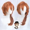 Anime Bungou Stray Dogs Nakahara Chuuya Cosplay Cosplay Wigs 1 Anime Bungou Stray Dogs Nakahara Chuuya Cosplay Cosplay Wigs -Procosplayshop AnimeBungouStrayDogsNakaharaChuuyaCosplayCosplayWigs 1