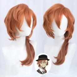 Anime Bungou Stray Dogs Nakahara Chuuya Cosplay Cosplay Wigs