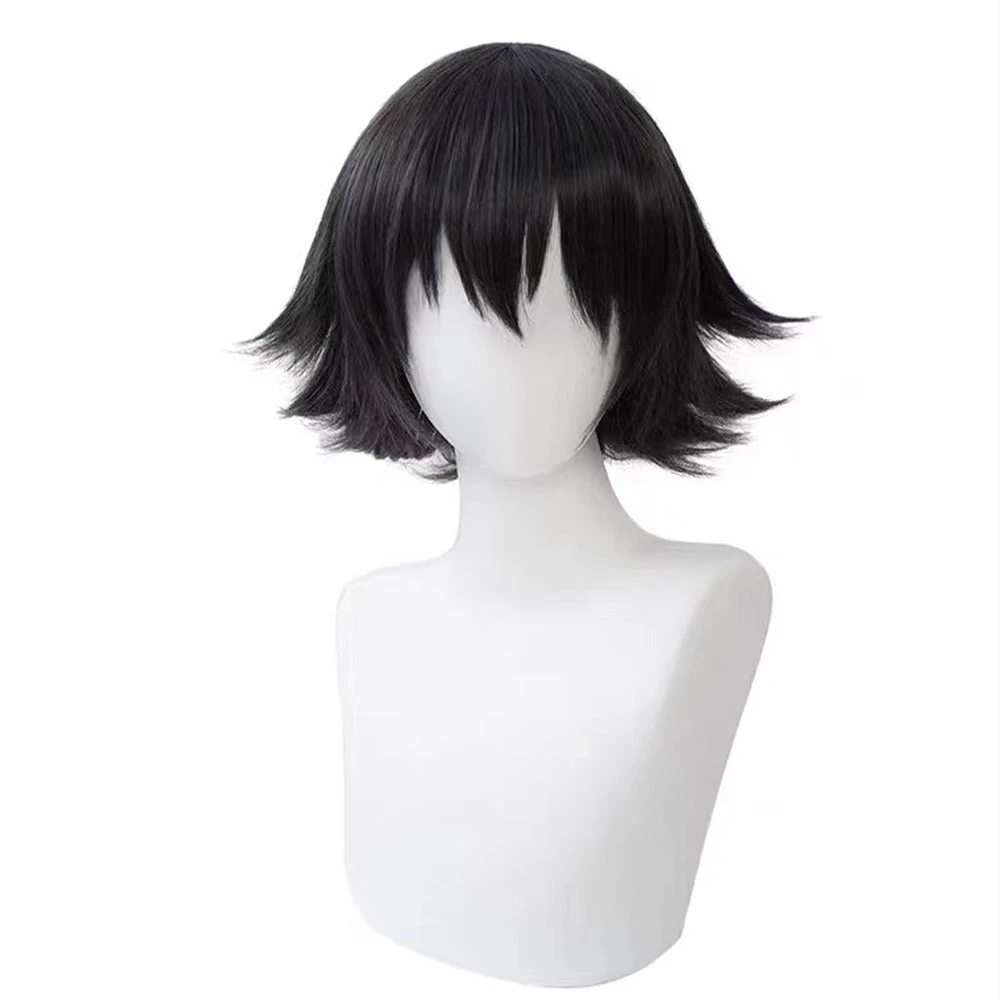 Anime Ranpo Edogawa Cosplay Black Short Wigs 3 Anime Ranpo Edogawa Cosplay Black Short Wigs