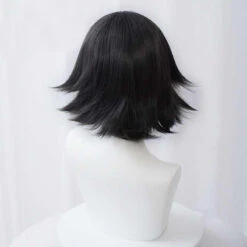 Anime Ranpo Edogawa Cosplay Black Short Wigs 7 Anime Ranpo Edogawa Cosplay Black Short Wigs -Procosplayshop AnimeBungouStrayDogsRanpoEdogawaCosplayBlackShortWigs 3