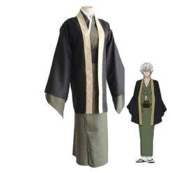 Anime Bungou Stray Dogs Yukichi Fukuzawa Kimono Costume Kimono Suit Halloween Cosplay Outfit