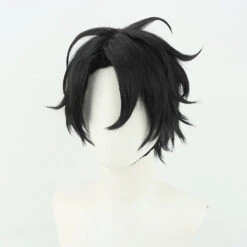 Anime Call Of The Night Kou Yamori Cosplay Wigs Black Short Wigs