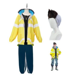 Anime Cyberpunk: Edgerunners David Martinez Costume And Wigs Set Halloween Costume