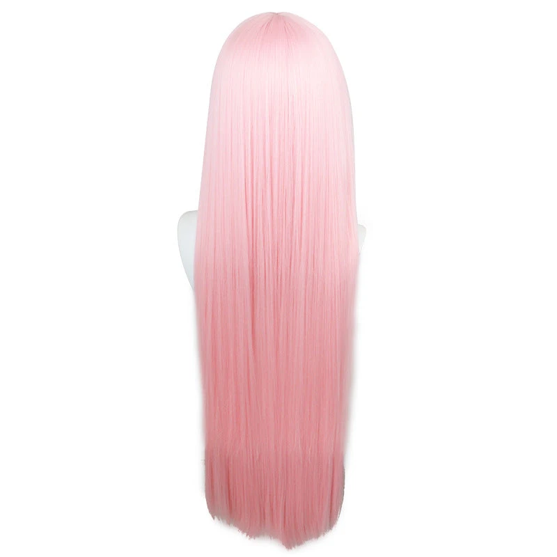 Anime Darling In The Franxx Zero Two 002 Cosplay Wigs Pink Long Wigs Accessories 4 Anime Darling In The Franxx Zero Two 002 Cosplay Wigs Pink Long Wigs Accessories - Image 2