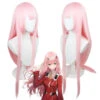 Anime Darling In The Franxx Zero Two 002 Cosplay Wigs Pink Long Wigs Accessories 2 Anime Darling In The Franxx Zero Two 002 Cosplay Wigs Pink Long Wigs Accessories -Procosplayshop AnimeDarlingintheFranxxZeroTwo002CosplayWigsPinkLongWigsAccessories 2