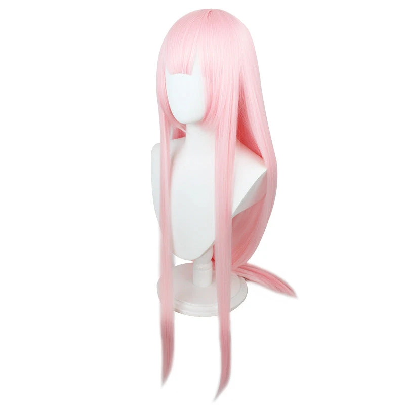 Anime Darling In The Franxx Zero Two 002 Cosplay Wigs Pink Long Wigs Accessories 7 Anime Darling In The Franxx Zero Two 002 Cosplay Wigs Pink Long Wigs Accessories - Image 5