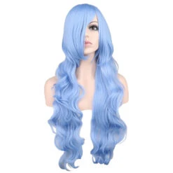 Anime Date A Live Himekawa Yoshino Cosplay Blue Wigs