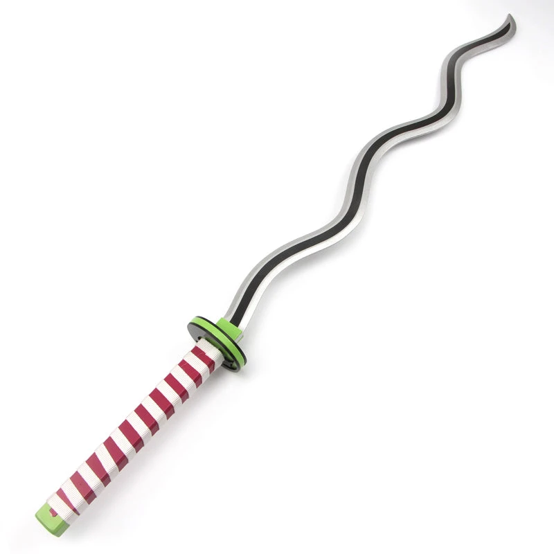 Anime Iguro Obanai Cosplay Sword Wooden 4 Anime Iguro Obanai Cosplay Sword Wooden - Image 2