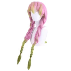 Anime Mitsuri Kanroji Costume Wigs Halloween Cosplay Accessories -Procosplayshop AnimeDemonSlayerKimetsunoYaibaMitsuriKanrojiCostumeWigsHalloweenCosplayAccessories 3