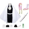 Anime Mitsuri Kanroji Costume+Wigs+Shoes+Weapon Sword Whole Set Halloween Costume Set -Procosplayshop AnimeDemonSlayerKimetsunoYaibaMitsuriKanrojiCostume Wigs Shoes WeaponSwordWholeSetHalloweenCostumeSet