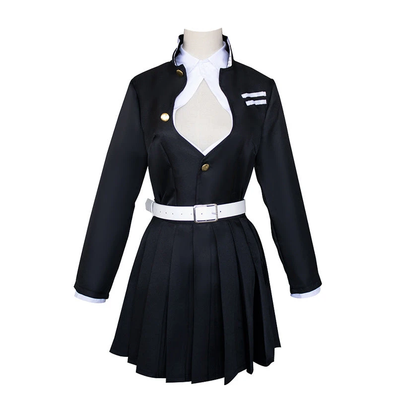 Anime Mitsuri Kanroji Costume+Wigs+Shoes+Weapon Sword Whole Set Halloween Costume Set 5 Anime Mitsuri Kanroji Costume+Wigs+Shoes+Weapon Sword Whole Set Halloween Costume Set - Image 3