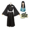 Anime Muichiro Tokito Whole Set Costume+Wigs+Wood Clogs Shoes Halloween Cosplay Outfit -Procosplayshop AnimeDemonSlayerKimetsunoYaibaMuichiroTokitoCostumeUniformHalloweenCarnivalCostumeOutfit1 6