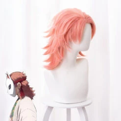 Anime Sabito Cosplay Wigs Pink Wigs Accessories 9 Anime Sabito Cosplay Wigs Pink Wigs Accessories -Procosplayshop AnimeDemonSlayerKimetsunoYaibaSabitoCosplayWigsPinkWigsAccessories 4