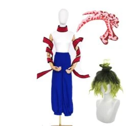 Anime Upper Rank Six Gyutaro Full Set Costume With Wigs And Weapons Props