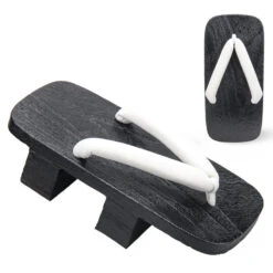 Anime Upper Rank 6 Daki Cosplay Shoes Wooden Clogs