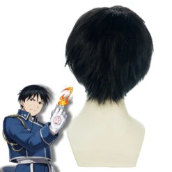 Anime Fullmetal Alchemist Cosplay Roy Mustang Costume And Wigs Set Halloween Whole Set Costume -Procosplayshop AnimeFullmetalAlchemistCosplayRoyMustangCosplayWigsShortBlackWigs 3 a0b8acce e54d 469b b9a3 4aa6c2461080
