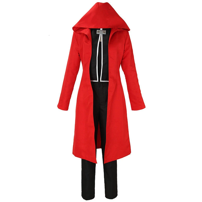 Fullmetal Alchemist Edward Elric Whole Set Costume With Wigs And PU Boots Halloween Carnival Cosplay Outfit Set 6 Fullmetal Alchemist Edward Elric Whole Set Costume With Wigs And PU Boots Halloween Carnival Cosplay Outfit Set - Image 4