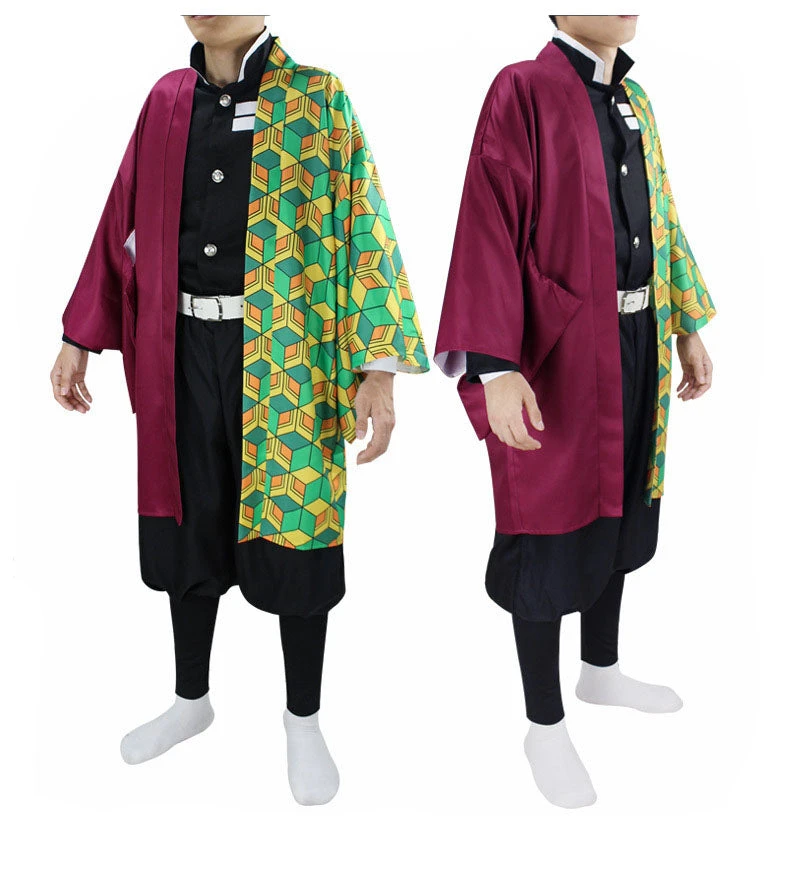 Anime Giyu Costume Giyuu Cosplay Outfit Halloween Carnival Cosplay Costume Kimono Suit 4 Anime Giyu Costume Giyuu Cosplay Outfit Halloween Carnival Cosplay Costume Kimono Suit - Image 2