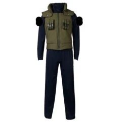 Anime Hatake Kakashi Costume 3 Pieces Set Halloween Costume Outfit For Kids And Adults