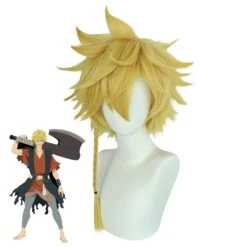 Anime Hell's Paradise: Jigokuraku Aza Chobei Costume Wigs Yellow Wigs