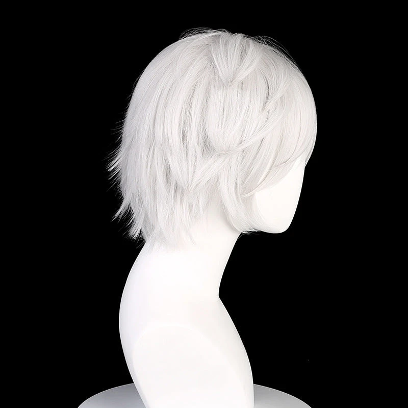 Anime Hell's Paradise: Jigokuraku Gabimaru Costume Wigs Silver Short Wigs 6 Anime Hell's Paradise: Jigokuraku Gabimaru Costume Wigs Silver Short Wigs - Image 4